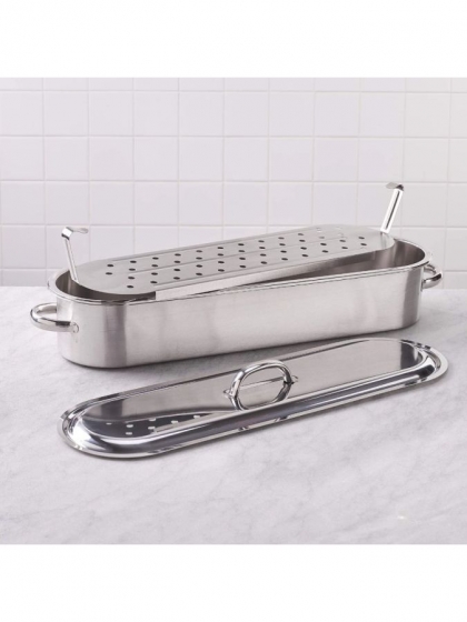 , Pesciera in acciaio inox 40 cm